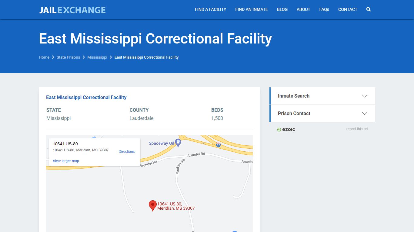 East Mississippi Correctional Facility Prisoner Search ...