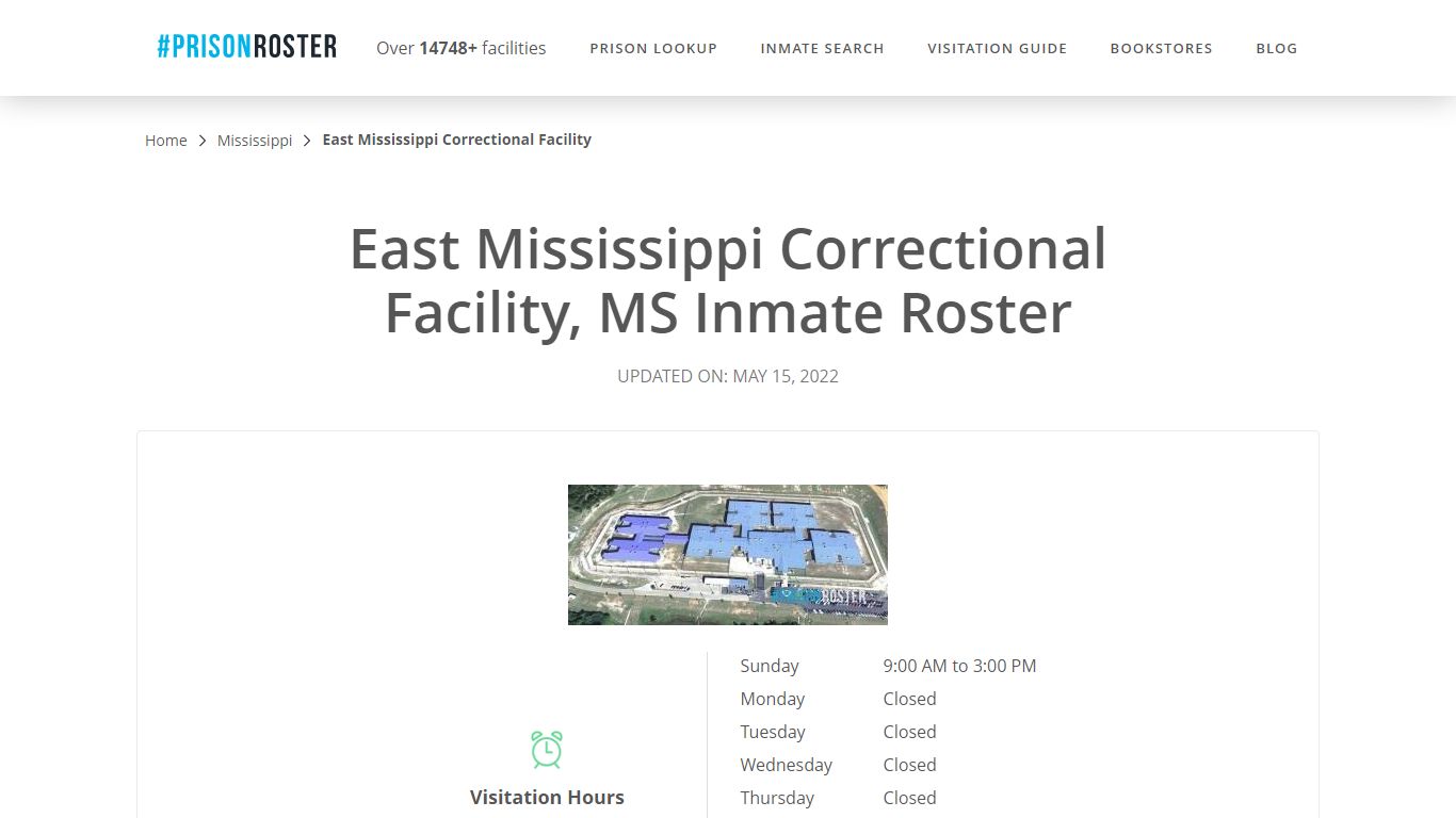 East Mississippi Correctional Facility, MS Inmate Roster